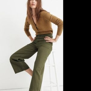 Madewell | Emmett Wide-Leg Crop Pants:Button-front